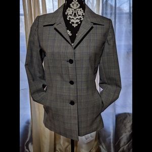 Vintage Pendleton 100% Virgin Wool Plaid Blazer
